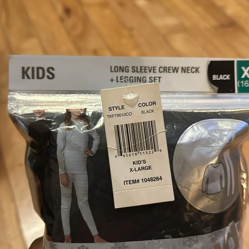 Kids 32 Degrees Long Sleeve Crew Neck & Legging Set  Size XL - Picture 4 of 6